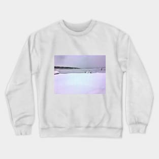 Great White North - A Very Cold Day on a Northern Canadian Lake Crewneck Sweatshirt